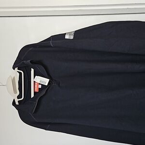 Tecgen FR Navy Mock Zip Sweatshirt 2X